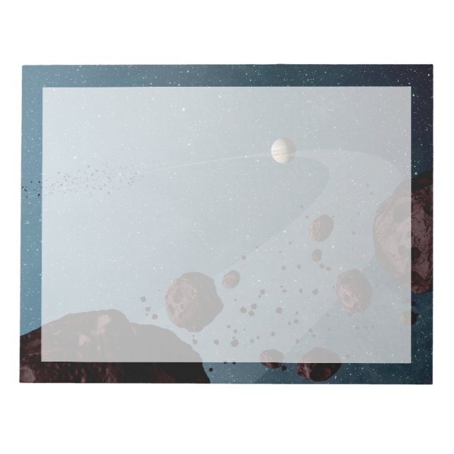 Bloco De Notas Trojans Asteroides. (Frente)