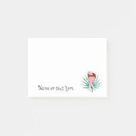 Bloco De Notas Tropical Ballerina