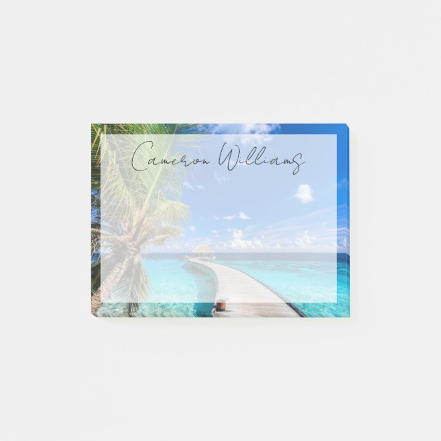 Bloco De Notas Tropical Beaches | Dusit Thani Maldives (Frente)