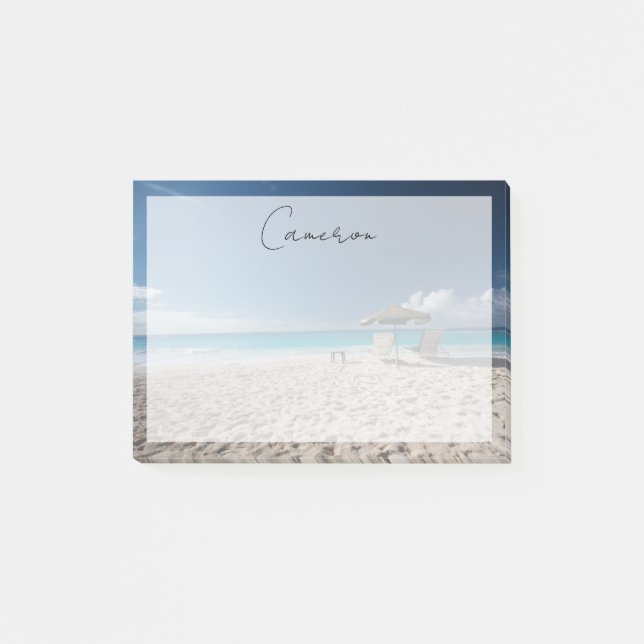 Bloco De Notas Tropical Beaches | Sandy Beach, Anguilla (Frente)