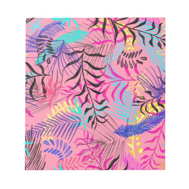 Bloco De Notas Tropical Leaves (Frente)