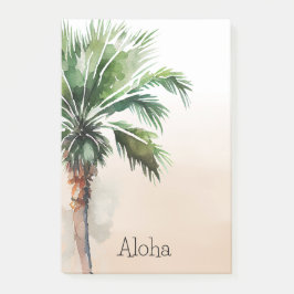 Bloco De Notas Tropical Palm Tree Ombre 