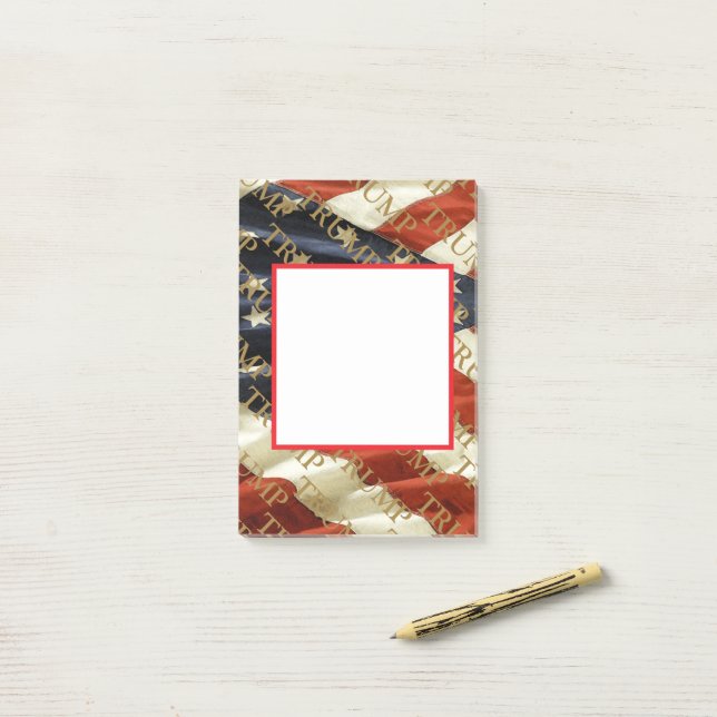 BLOCO DE NOTAS TRUMP (Na mesa)