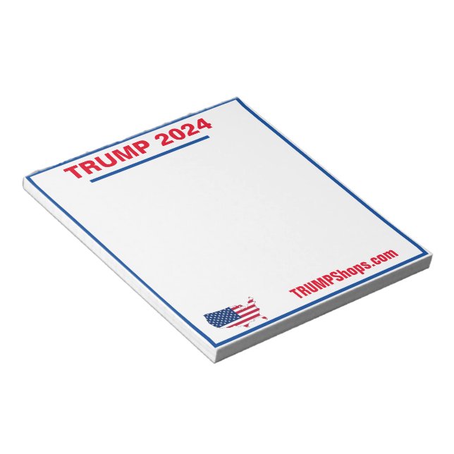 Bloco de notas TRUMP 2024 (Inclinado)