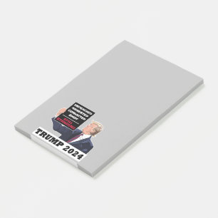 Bloco De Notas Trump 2024 Ainda Presidente Eleito EUA