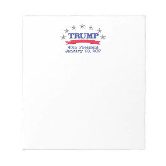 Bloco De Notas Trump 45º Presidente