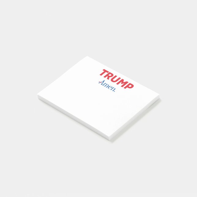 Bloco De Notas Trump Amen (Inclinado)