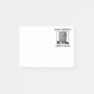 Bloco De Notas Trump atrás de Bares
