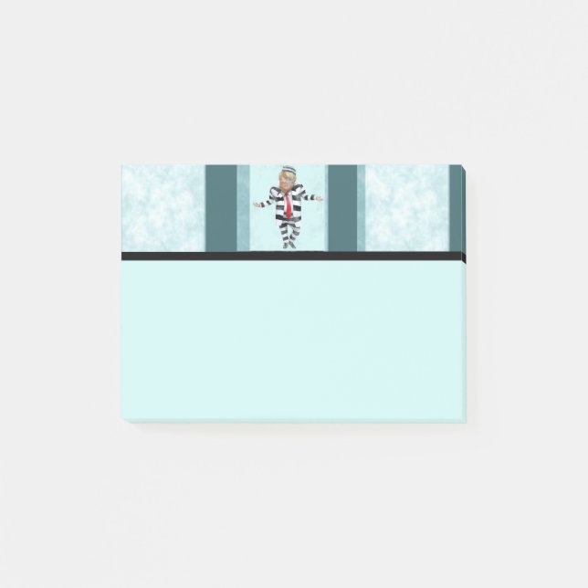 Bloco De Notas Trump no Visto prisional (Frente)