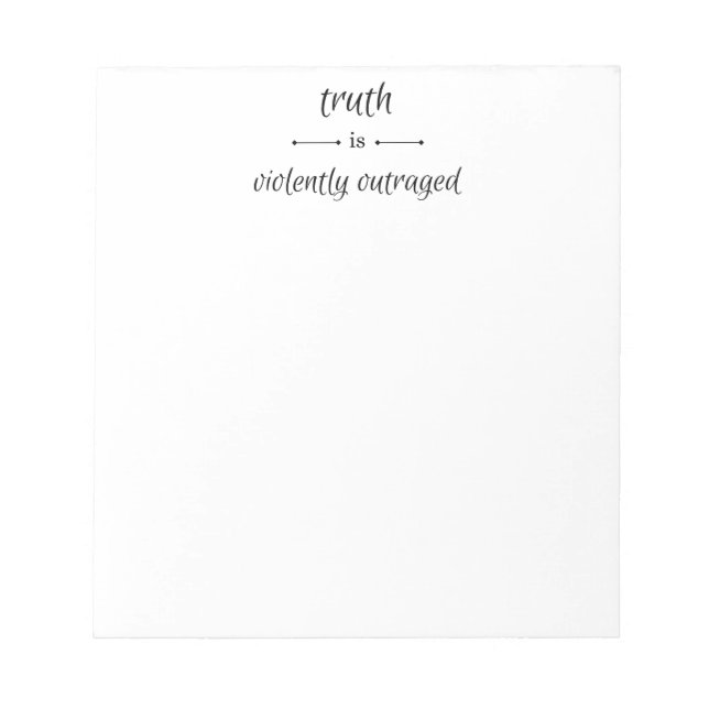 Bloco De Notas Truth or lie? (Frente)