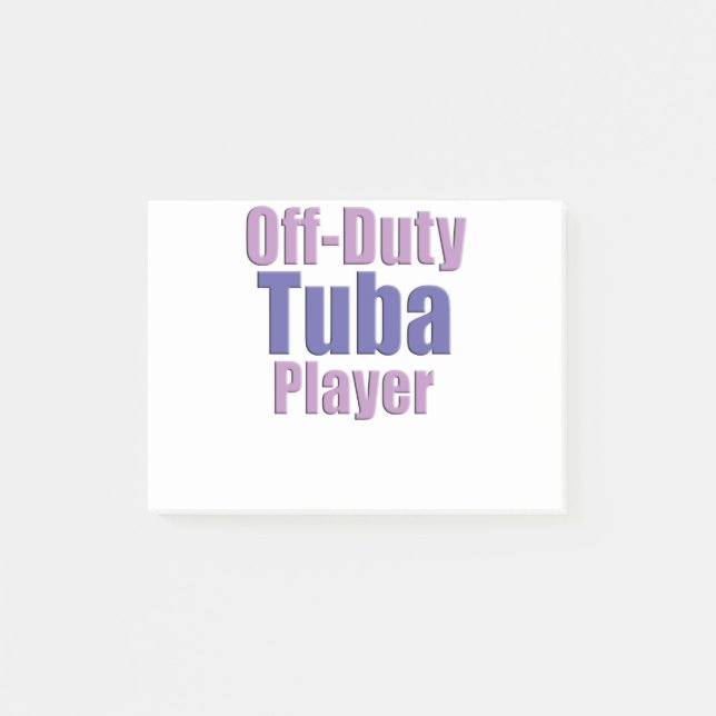 Bloco De Notas Tuba Engraçada (Frente)