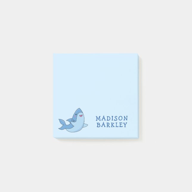 Bloco De Notas Tubarões Postados (Frente)