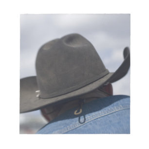 Bloco De Notas Tucson, Arizona. Chapéus de cowboy em uso no
