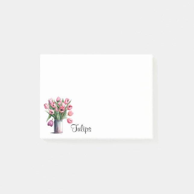 Bloco De Notas Tulipas (Frente)