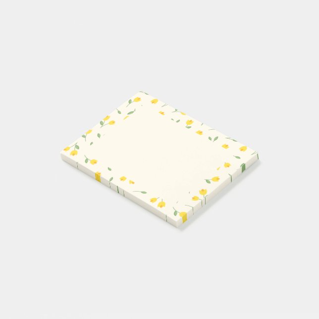 Bloco De Notas Tulipas (Inclinado)