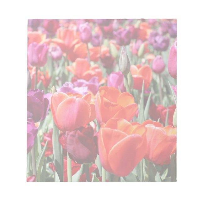 Bloco De Notas Tulipas Quentes Quentes (Frente)
