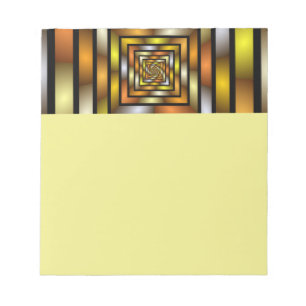 Bloco De Notas Túnel Luminoso Gráfico Fractal Trippy Colorido