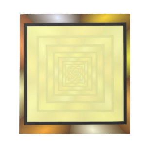 Bloco De Notas Túnel Luminoso - Gráfico Fratural Trippy