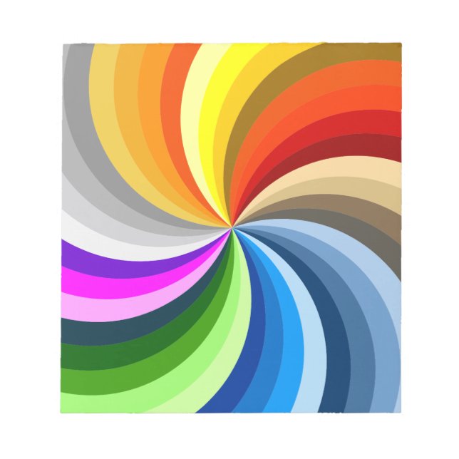 Bloco De Notas Turbilhão brilhante (Frente)