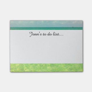 Bloco De Notas Turcos do oceano | do Aqua e foto verdes de Caicos