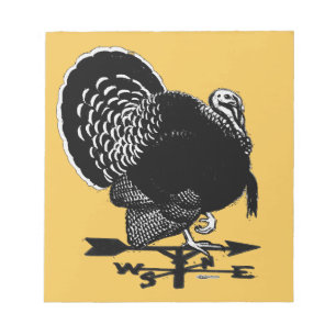 Bloco De Notas Turkey Weathervane