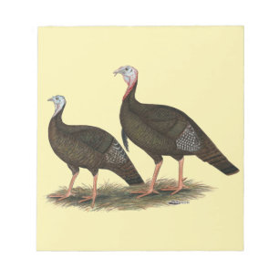 Bloco De Notas Turkeys East Wild Pair