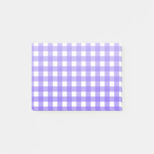 Bloco De Notas Turwinkle e gingham branco