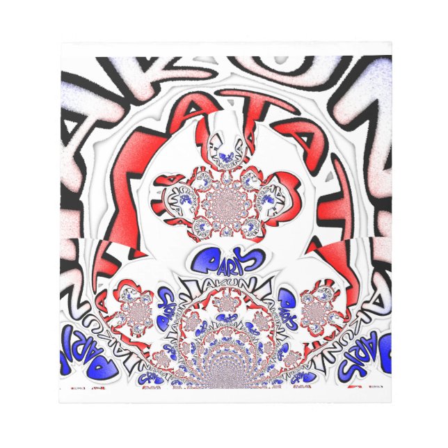 Bloco De Notas Twist Francês Hakuna Matata: Mistura Cultural Únic (Frente)