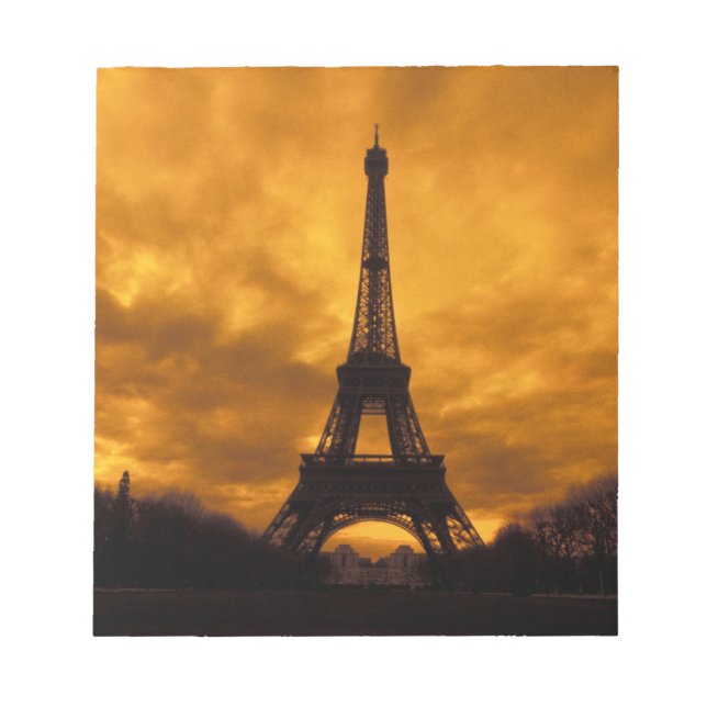 Bloco De Notas UE, França, Paris.  Torre Eiffel. (Frente)