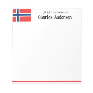 Bloco De Notas Uff da! Personalized Name Notepad