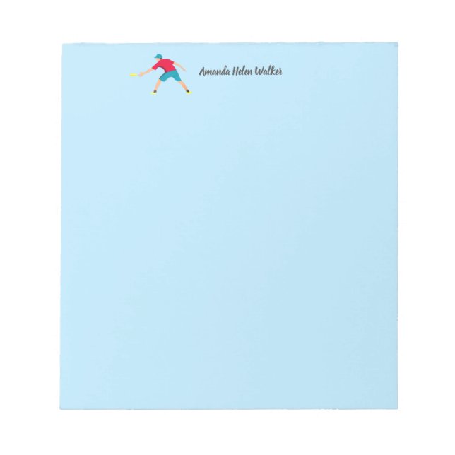 Bloco De Notas Ultimate Frisbee (Frente)