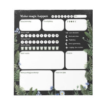 Ultimate Wellness Planner – Dark Floral Whimsical 