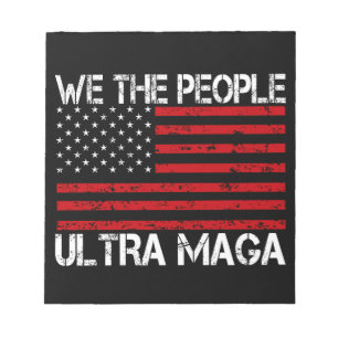 Bloco De Notas Ultra Maga Pro Trump 2024 Republicano Engraçado