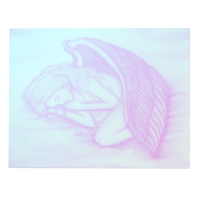 Bloco De Notas Um anjo dormindo (Frente)