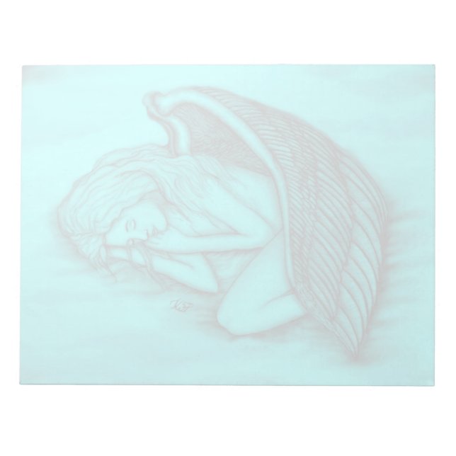 Bloco De Notas Um Anjo Dormindo (Frente)