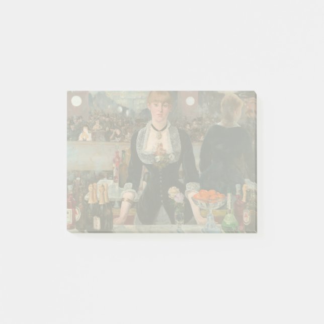 Bloco De Notas Um Bar no Manet Folies-Bergère Edouard (Frente)