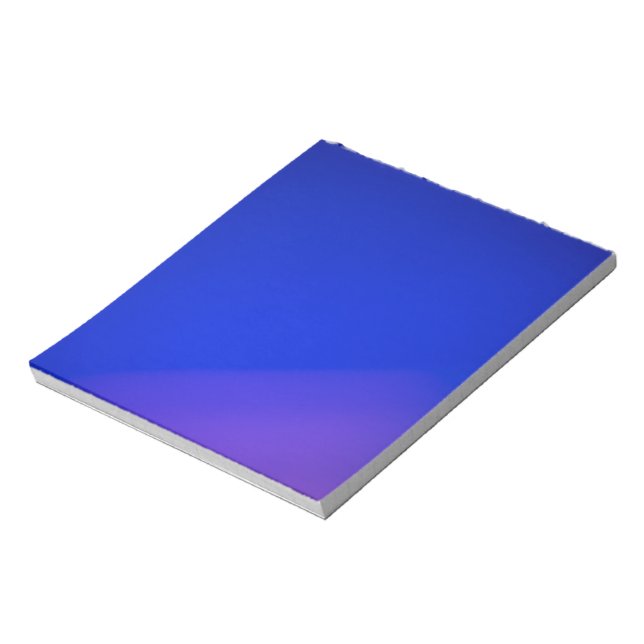 Bloco De Notas Um caderno com gradiente azul elegante e brilhante (Invertido)