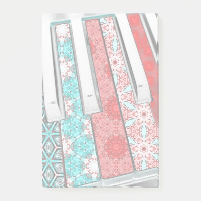 Bloco De Notas Um caleidoscópio das notas (Frente)