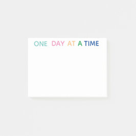 Bloco De Notas UM DIA DE CADA VEZ Postar Notas