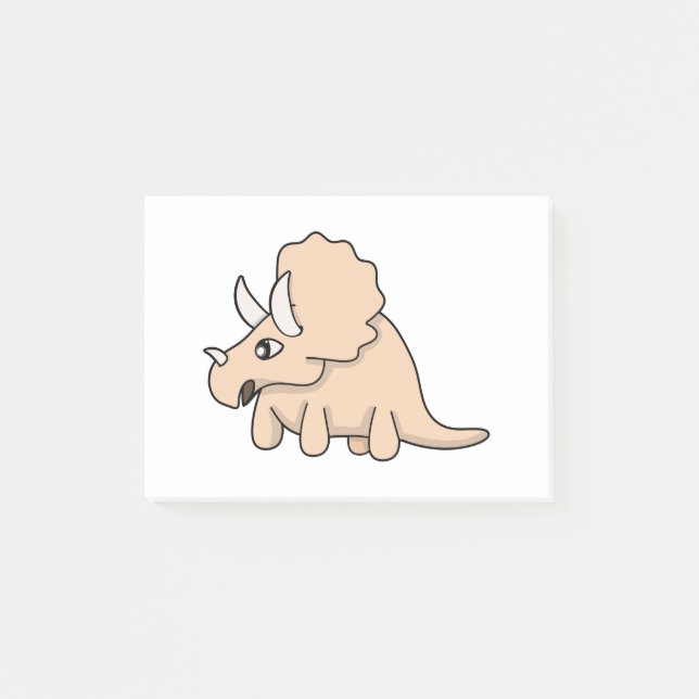 Bloco De Notas Um dinossauro fofo (Frente)