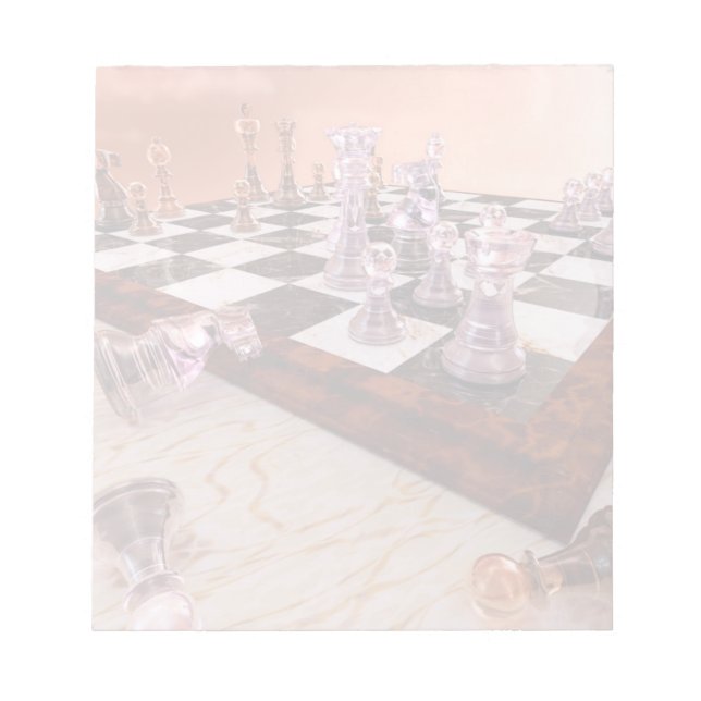 Bloco De Notas Um jogo de xadrez (Frente)