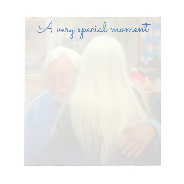 Bloco De Notas Um momento muito especial - Notepad de 40 folhas d (Frente)