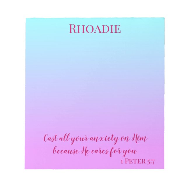 Bloco De Notas Um presente inspirado (Frente)