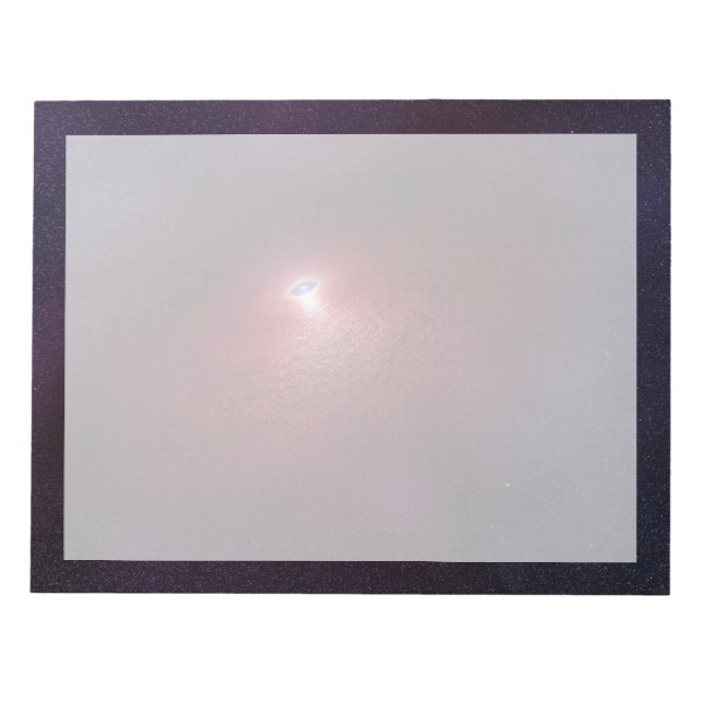 Bloco De Notas Uma Estrela Neutrônica Com Um Disco De Poeira Quen (Frente)