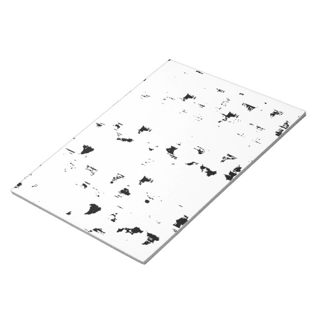 Bloco De Notas uma foto branca e preta de gotas de chuva (Inclinado)