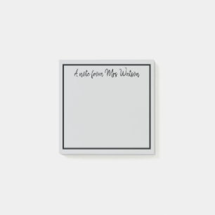 Bloco De Notas uma nota de adicionar nome de professor simples li