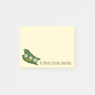 Bloco De Notas Uma nota do chefe de Comida Personalizado do Okra