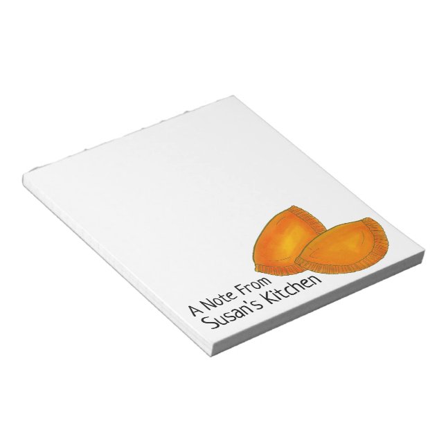 Bloco De Notas Uma nota do Cozinhar jamaicano da Beef Patchen Kit (Inclinado)