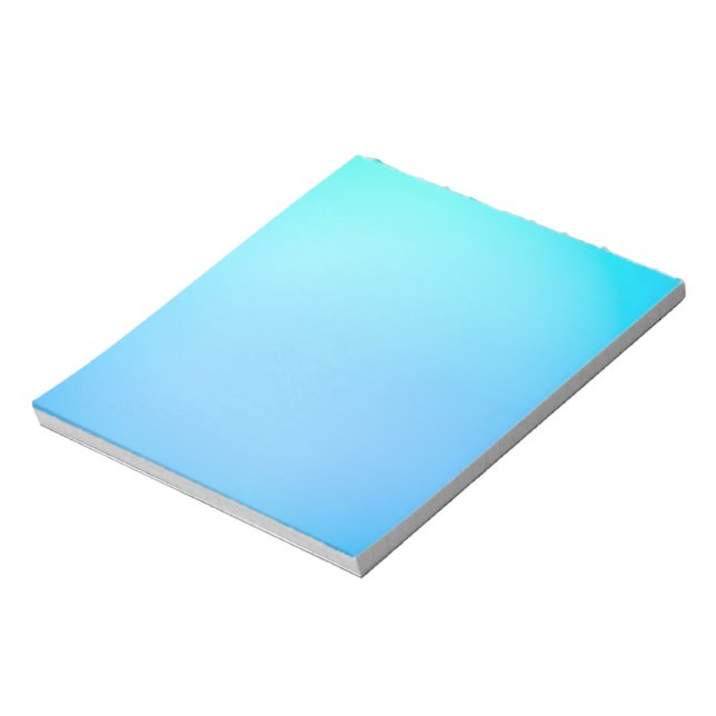 Bloco De Notas Uma superfície retangular azul gradiente (Invertido)