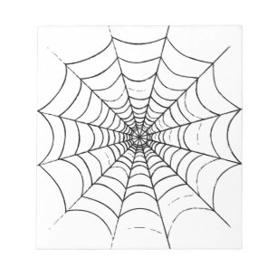 Bloco De Notas Uma Web de aranha simples